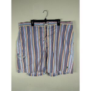Polo Ralph Lauren Men's Swim Trunks Multi Color Stripes Sz 2XB